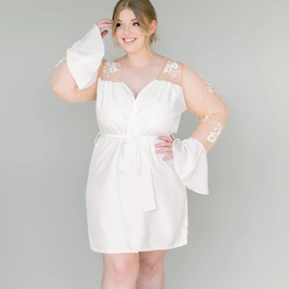 NWT Robed With Love bridal robe